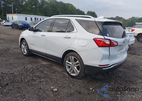 2018 Chevrolet Equinox Premier из США, поврежденный, VIN 3GNAXMEV7JS501500